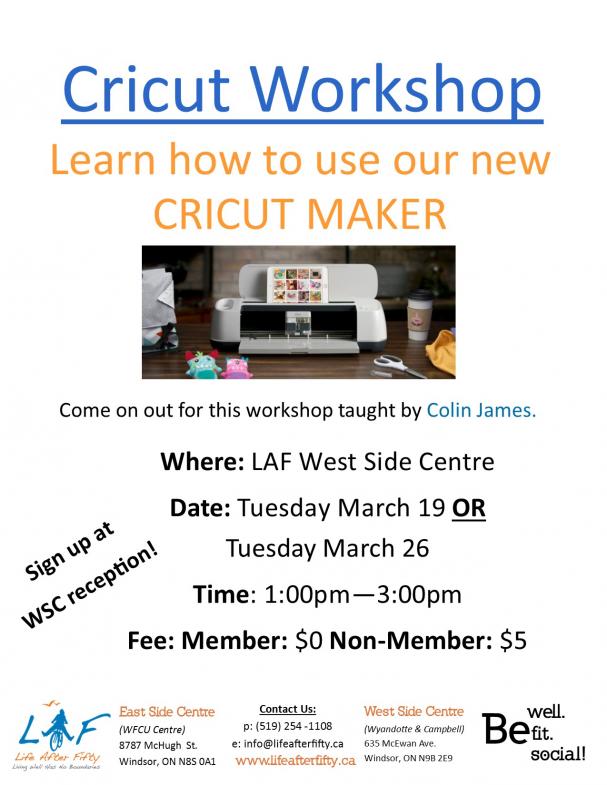 Cricut Workshop